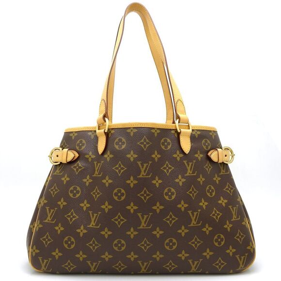 Louis Vuitton Monogram Batignolles Horizontal Shoulder Bag Brown - Picture 1 of 8